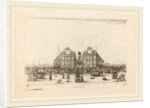 Place Dauphine, 1642 by Stefano Della Bella