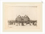 Place Dauphine, 1642 by Stefano Della Bella