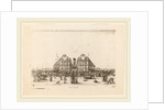 Place Dauphine, 1642 by Stefano Della Bella