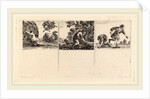 Perseus and Andromeda; Cephalus and Procris; Hippomene and Atalantus, 1644 by Stefano Della Bella