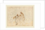 The Flight into Egypt verso by Stefano Della Bella