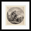 Galley Slave Hauling a Ship's Cargo, 1656 by Stefano Della Bella