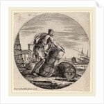 Galley Slave Hauling a Ship's Cargo, 1656 by Stefano Della Bella