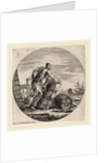 Galley Slave Hauling a Ship's Cargo, 1656 by Stefano Della Bella