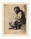 Beggar Seated on a Bank by Costantino Cumano