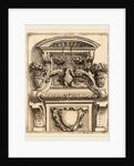 Architectural Motif with a Bird, c. 1690 by Carlo Antonio Buffagnotti