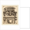 Architectural Motif with a Bird, c. 1690 by Carlo Antonio Buffagnotti