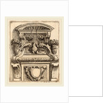 Architectural Motif with a Bird, c. 1690 by Carlo Antonio Buffagnotti