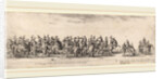 Twenty Pages and Five Turkish Horses, 1633 by Stefano Della Bella