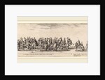 Twenty Pages and Five Turkish Horses, 1633 by Stefano Della Bella