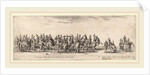 Twenty Pages and Five Turkish Horses, 1633 by Stefano Della Bella