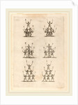 Thirty-Six Jugglers Standing in Pyramids, 1652 by Stefano Della Bella