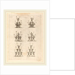Thirty-Six Jugglers Standing in Pyramids, 1652 by Stefano Della Bella