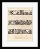 Mythological Playing Cards, 1644, 12 etchings on one sheet by Stefano Della Bella