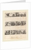 Mythological Playing Cards, 1644, 12 etchings on one sheet by Stefano Della Bella