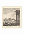 Temple of Antonius and the Campo Vaccino, 1656 by Stefano Della Bella