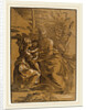The Holy Family with Two Saints by Antonio da Trento