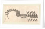 A Procession of Sixty Cavaliers and Torch Bearers, 1652 by Stefano Della Bella