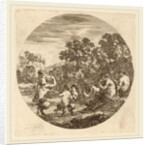 Satyrs and Faun by Stefano Della Bella