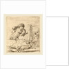 Child Holding a Puppy by Stefano Della Bella