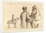 Polish Attendant Holding the Bridle of a Horse by Stefano Della Bella