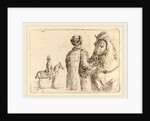 Polish Attendant Holding the Bridle of a Horse by Stefano Della Bella