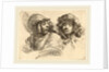 Frightened Soldier and Man with Fur Cap by Stefano Della Bella