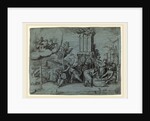 Young Man Warning a Sorrowful Woman by Giulio Bonasone