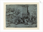 Young Man Warning a Sorrowful Woman by Giulio Bonasone