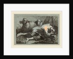 Peasant Boy Asleep near Two Sheep by Francesco Londonio