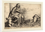 Virgin Bowing to Instruments of the Passion by Pierre Brebiette