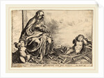 Virgin Bowing to Instruments of the Passion by Pierre Brebiette