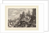 Rocky Landscape in Bohemia by Aegidius Sadeler II