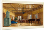 The Music Room of Archduchess Margarete, Princess of Saxony, in Schloss Ambras, 1870s by Heinrich von Förster