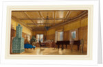 The Music Room of Archduchess Margarete, Princess of Saxony, in Schloss Ambras, 1870s by Heinrich von Förster
