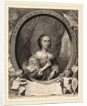 Anna Maria van Schurman, Dutch, c. 1650 by Cornelis van Dalen the Younger