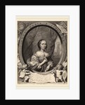 Anna Maria van Schurman, Dutch, c. 1650 by Cornelis van Dalen the Younger