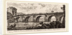 Ponte di Rimino fabbricato da Augusto e da Tiberio imperatore, 1748 by Giovanni Battista Piranesi