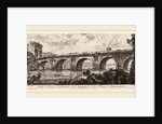 Ponte di Rimino fabbricato da Augusto e da Tiberio imperatore, 1748 by Giovanni Battista Piranesi