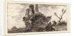 Sepolcro delle trè fratelli Curiati in Albano, 1748 by Giovanni Battista Piranesi