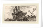 Sepolcro delle trè fratelli Curiati in Albano, 1748 by Giovanni Battista Piranesi
