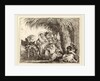 Joseph Kneels with the Child before Mary on the Donkey by Giovanni Domenico Tiepolo