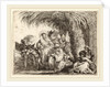Joseph Kneels with the Child before Mary on the Donkey by Giovanni Domenico Tiepolo