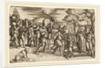 Abraham Paying Tithes to Melchisedek by Battista Franco
