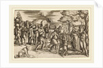Abraham Paying Tithes to Melchisedek by Battista Franco