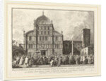 Visit of the Doge to San Zaccaria on Easter Day by Giovanni Battista Brustolon