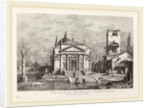 Veduta del Prospetto della Chiesa del SS. Redentore, 1742 by Fabio Berardi