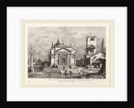 Veduta del Prospetto della Chiesa del SS. Redentore, 1742 by Fabio Berardi
