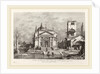 Veduta del Prospetto della Chiesa del SS. Redentore, 1742 by Fabio Berardi