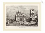 Veduta del Prospetto della Chiesa del SS. Redentore, 1742 by Fabio Berardi